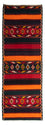 Tapis de couloir Tapis Kelim - Vieux - 340 x 140 cm - multicolore