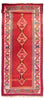 Tapis de couloir Tapis Kelim - Vieux - 490 x 190 cm - rouge