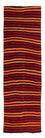 Tapis de couloir Tapis Kelim - Vieux - 300 x 100 cm - multicolore