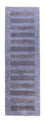 Tapis de couloir Tapis Gabbeh - Loribaft Softy - 250 x 77 cm - multicolore