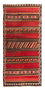 Tapis de couloir Tapis Kelim - Vieux - 285 x 140 cm - multicolore