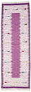 Tapis de couloir Tapis Kelim - Tendance - 250 x 80 cm - violet