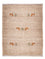 Tapis Gabbeh - Loribaft Persan - 60 x 40 cm - chocolat clair