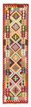 Tapis de couloir Tapis Kelim - Splash - 292 x 80 cm - multicolore