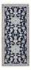 Tapis de couloir Tapis persan - Nain - 197 x 77 cm - bleu foncé