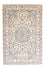 Tapis persan - Nain - Royal - 263 x 174 cm - blanc naturel