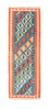 Tapis de couloir Tapis Kelim - Oriental - 198 x 64 cm - bleu