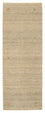 Tapis de couloir Tapis Gabbeh - Loribaft Indus - 241 x 85 cm - beige foncé