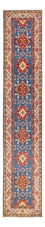 Tapis de couloir Tapis Ziegler - Kazak - 403 x 78 cm - bleu foncé