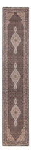 Tapis de couloir Tapis oriental - Tabriz - 406 x 82 cm - anthracite