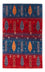 Tapis Gabbeh - Loribaft Persan - Royal - 130 x 82 cm - multicolore