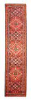 Tapis de couloir Tapis persan - Nomadic - 290 x 73 cm - rouge