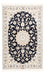 Tapis persan - Nain - Premium - 154 x 104 cm - bleu foncé