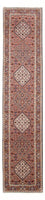 Tapis de couloir Tapis persan - Bidjar - 395 x 84 cm - rouge