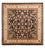 Tapis persan - Classique carré - 217 x 196 cm - beige foncé
