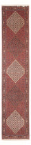 Tapis de couloir Tapis persan - Bidjar - 384 x 77 cm - rouge