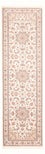 Tapis de couloir Tapis persan - Tabriz - Royal - 298 x 87 cm - crème