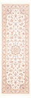 Tapis de couloir Tapis persan - Tabriz - Royal - 254 x 81 cm - crème