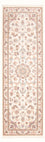 Tapis de couloir Tapis persan - Tabriz - Royal - 250 x 80 cm - crème