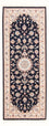 Tapis de couloir Tapis persan - Tabriz - Royal - 208 x 82 cm - bleu foncé