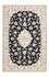 Tapis persan - Nain - Premium - 158 x 109 cm - bleu foncé