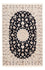 Tapis persan - Nain - Premium - 175 x 117 cm - bleu foncé