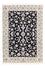 Tapis persan - Nain - Premium - 154 x 107 cm - bleu foncé