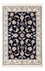 Tapis persan - Nain - Premium - 125 x 80 cm - bleu foncé