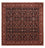 Tapis persan - Bidjar carré - 250 x 248 cm - bleu foncé
