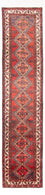 Tapis de couloir Tapis persan - Nomadic - 391 x 100 cm - rouge