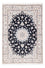 Tapis persan - Nain - Premium - 164 x 108 cm - bleu foncé