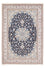 Tapis persan - Nain - Premium - 198 x 130 cm - bleu foncé
