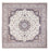 Tapis persan - Nain - Premium carré - 308 x 308 cm - crème