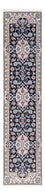 Tapis de couloir Tapis persan - Nain - Premium - 197 x 48 cm - bleu foncé