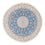 Tapis persan - Nain - Premium ronde - 154 x 151 cm - bleu