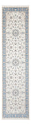 Tapis de couloir Tapis persan - Nain - Premium - 290 x 82 cm - crème