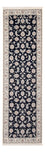 Tapis de couloir Tapis persan - Nain - Premium - 250 x 81 cm - bleu foncé