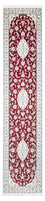 Tapis de couloir Tapis persan - Nain - Premium - 346 x 84 cm - rouge