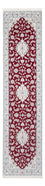 Tapis de couloir Tapis persan - Nain - Premium - 292 x 80 cm - rouge