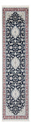 Tapis de couloir Tapis persan - Nain - Premium - 292 x 80 cm - bleu foncé