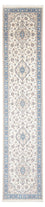Tapis de couloir Tapis persan - Nain - Premium - 394 x 91 cm - crème