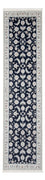 Tapis de couloir Tapis persan - Nain - Premium - 293 x 81 cm - bleu foncé
