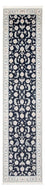 Tapis de couloir Tapis persan - Nain - Premium - 339 x 85 cm - bleu foncé