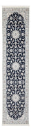 Tapis de couloir Tapis persan - Nain - Premium - 294 x 80 cm - bleu foncé
