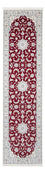 Tapis de couloir Tapis persan - Nain - Premium - 297 x 81 cm - rouge