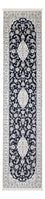 Tapis de couloir Tapis persan - Nain - Premium - 339 x 86 cm - bleu foncé