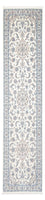 Tapis de couloir Tapis persan - Nain - Premium - 340 x 84 cm - crème