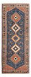 Tapis de couloir Tapis persan - Nomadic - 200 x 84 cm - bleu