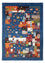 Tapis Gabbeh - Loribaft Persan - 254 x 178 cm - multicolore