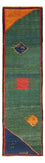 Tapis de couloir Tapis Gabbeh - Persan - 265 x 72 cm - multicolore